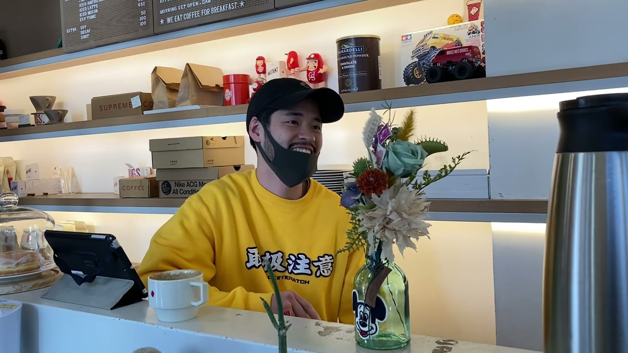 At Supreme￼ coffee Tokyo