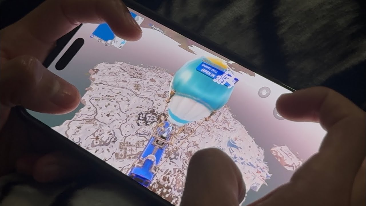 Fortnite Mobile Win!!! (Handcam Gameplay)
