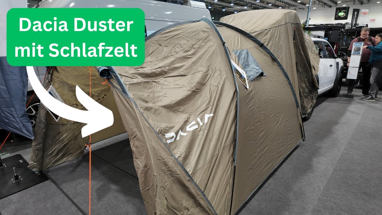 Dacia Duster mit Schlafzelt I Caravan Messe Bremen 2024 I MoMa Camp