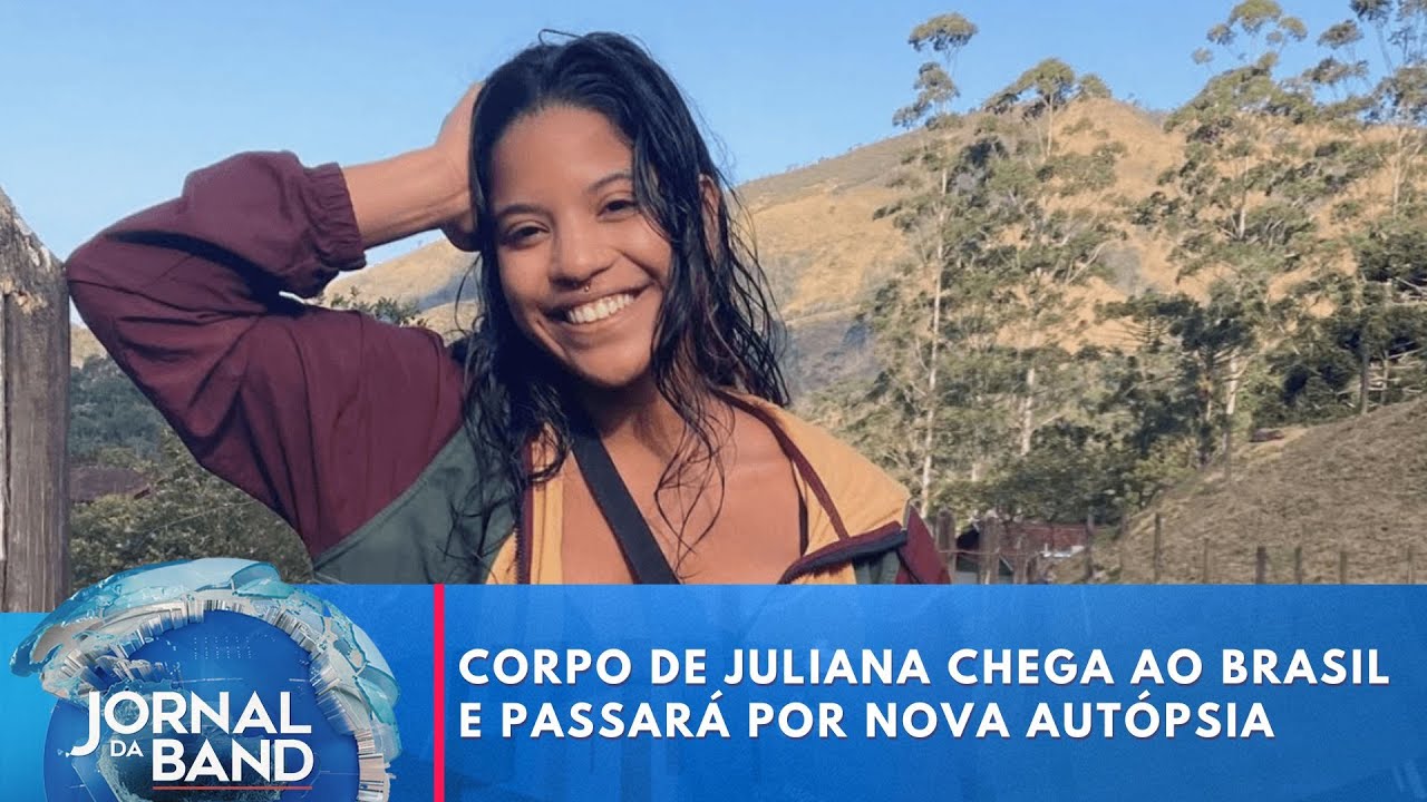 Corpo de Juliana Marins chega ao Brasil e passará por nova autópsia | Jornal da Band