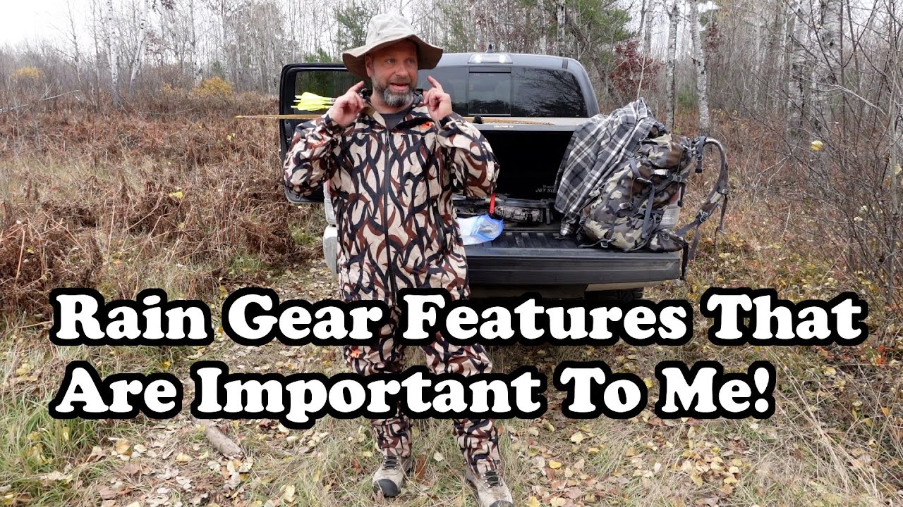 Rain Gear Features That Are Important To Me