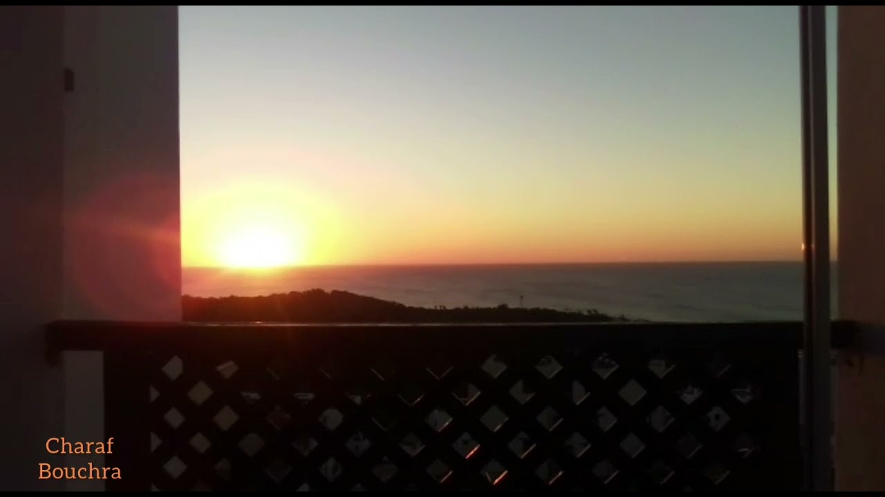 #شروق_الشمس_تدريجيا في#البحر_الابيض_المتوسط#le levé du soleil.