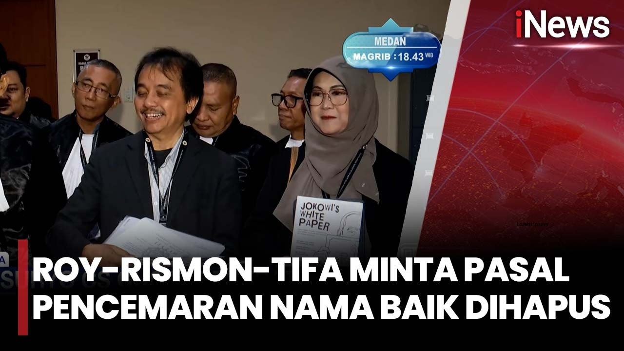 Roy-Rismon-Tifa Minta Pasal Pencemaran Nama Baik Dihapus | iNews Sore 23/2