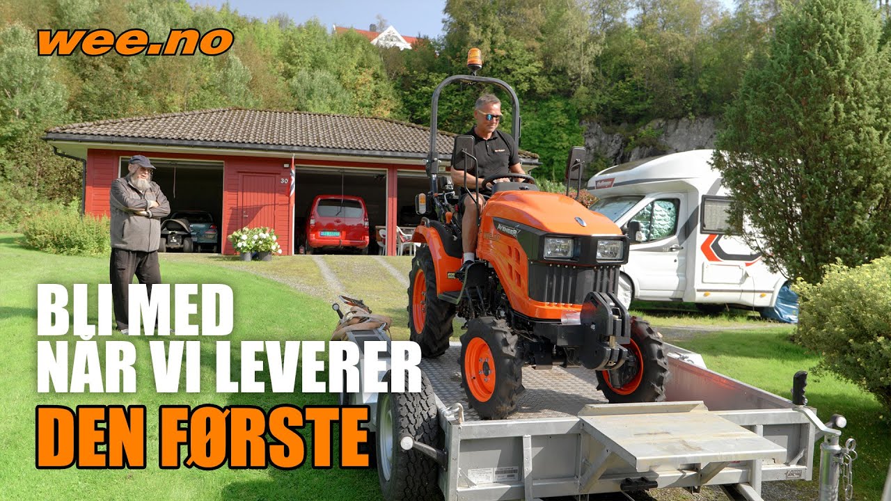 Avenger 20-4WD - Kunde får Norges første Avengertraktor