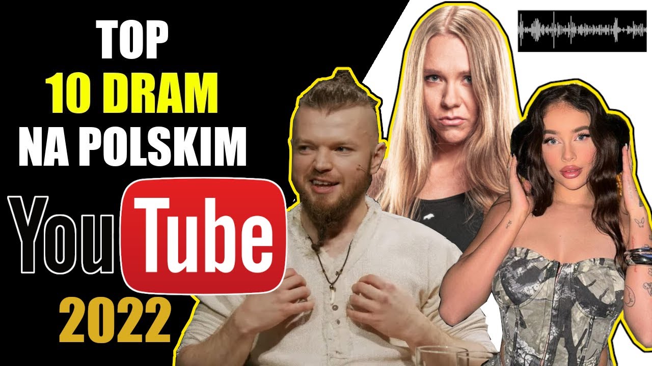 TOP 10 DRAM POLSKIEGO YOUTUBE'A 2022