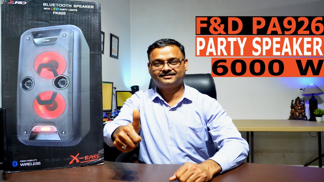 F&D PA926 Bluetooth Speaker Unboxing