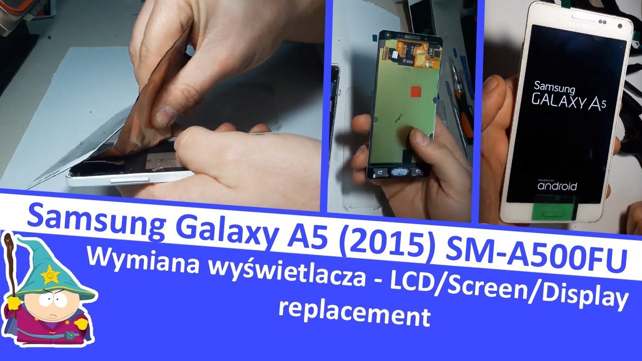 Samsung Galaxy A5 (2015) A500FU wymiana wyświetlacza \ LCD \ Screen \ Display replacement