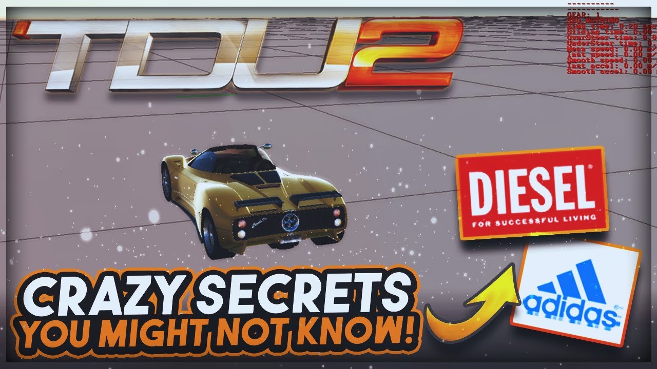 TDU2's Crazy Secrets You Might Not Know! | Adidas Shop, Cancelled Features, Easter Eggs & More!