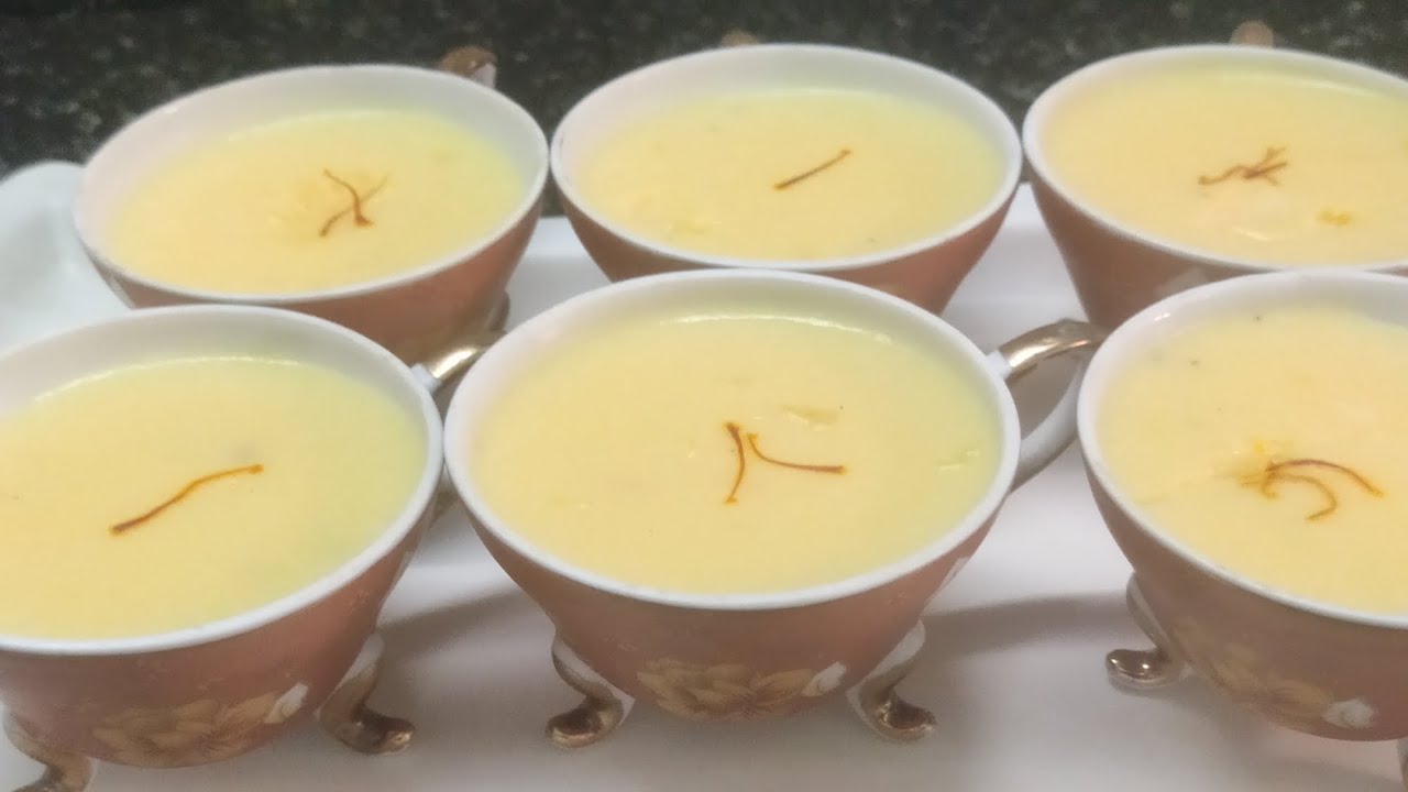 Creamy mouth melting saffron/zafran china grass pudding #iftarspecial#summerspecial#dessert #