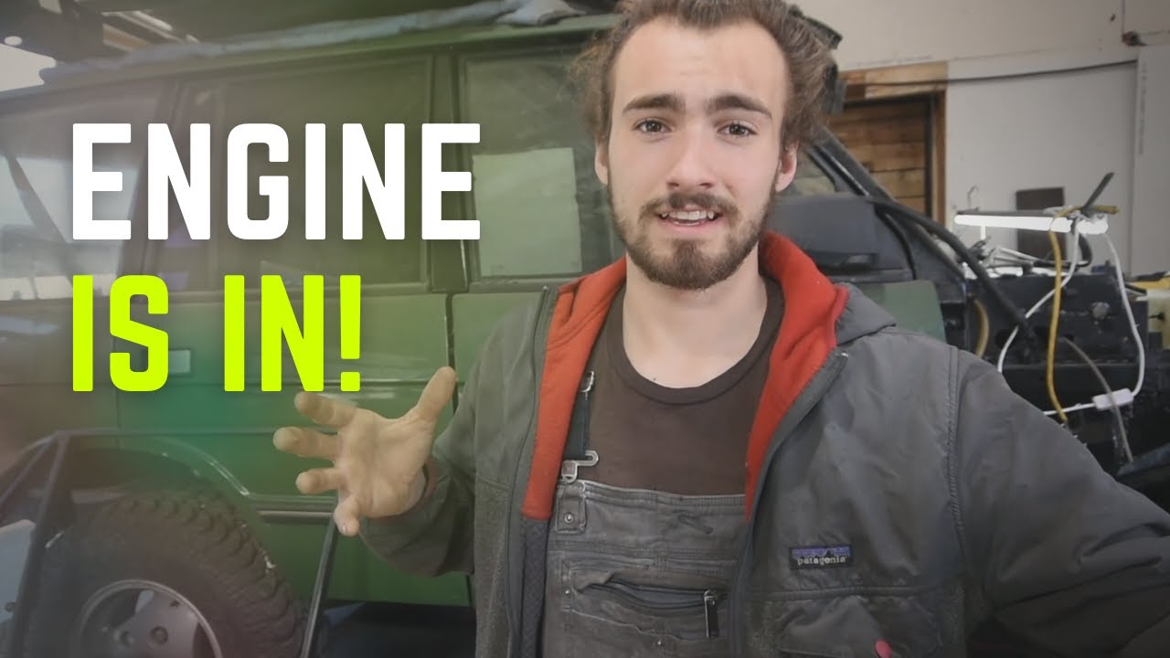 Mounting Tdi motor into the Range Rover Classic!