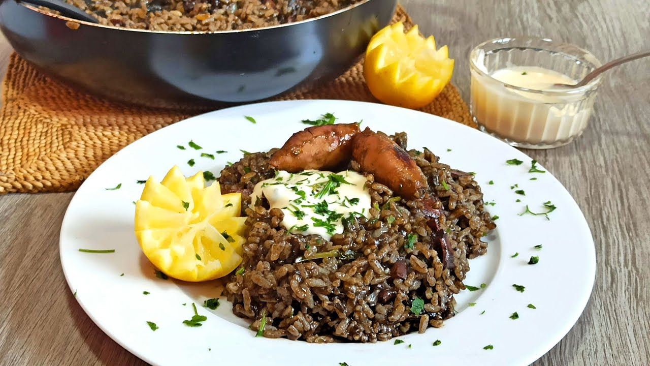 🍚🦑 El arroz negro mas fácil del mundo en unos minutos 😋 | El Dulce Paladar
