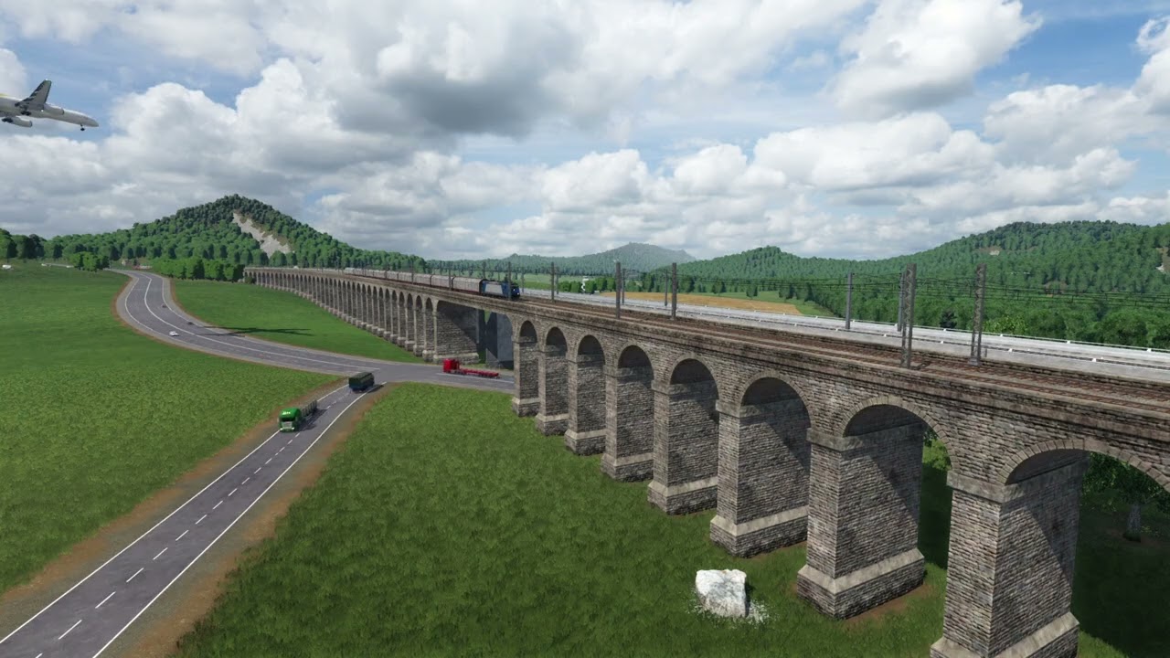 Transport Fever 2. Trainspotting an der wohl meist befahrensten Strecke. 
