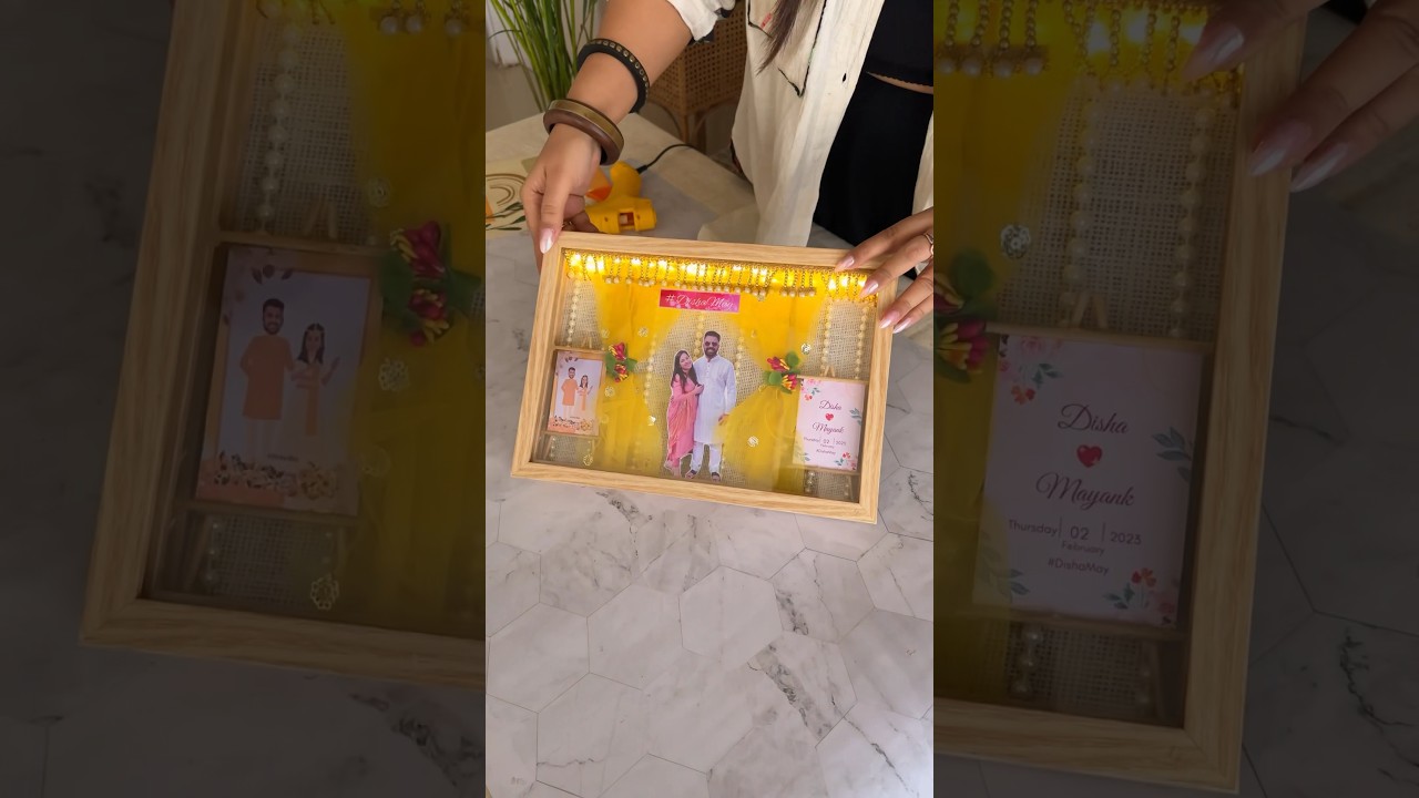 DIY Anniversary gift #anniversarygift #weddinggift