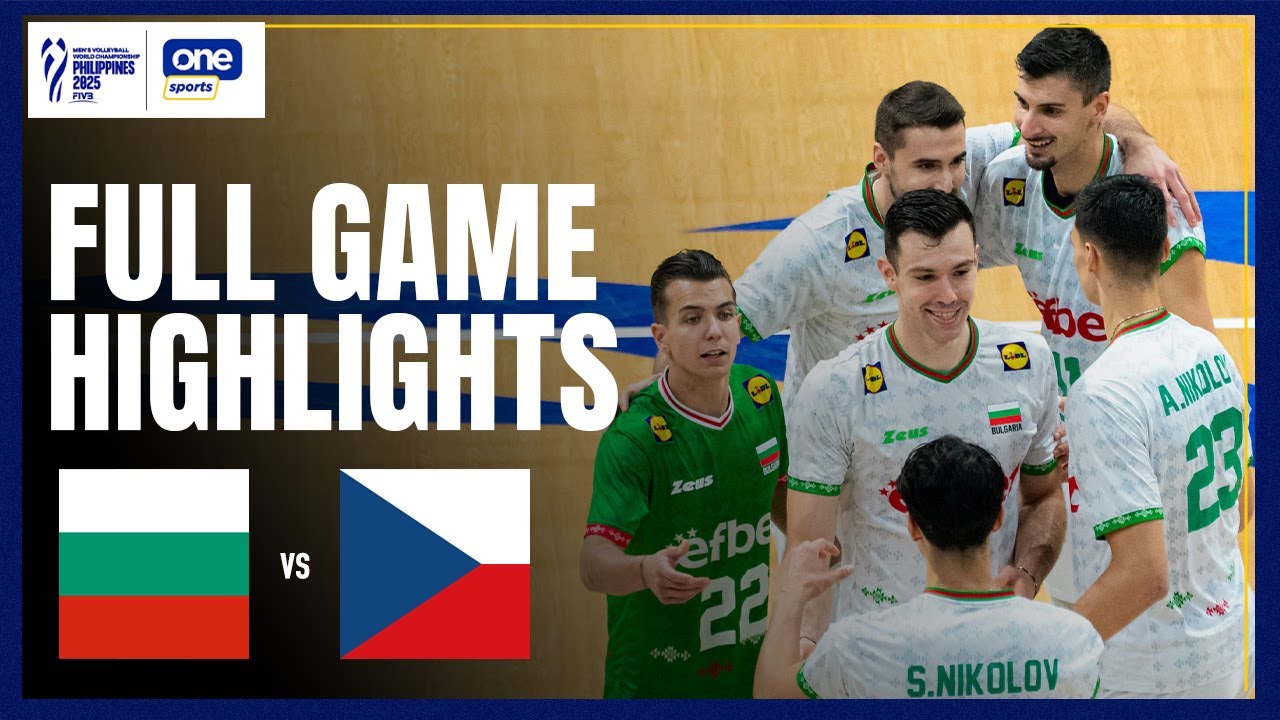 BULGARIA vs. CZECHIA | FULL GAME HIGHLIGHTS | 2025 FIVB MEN'S VOLLEYBALL CHAMPIONSHIP SF | SEPT. 27