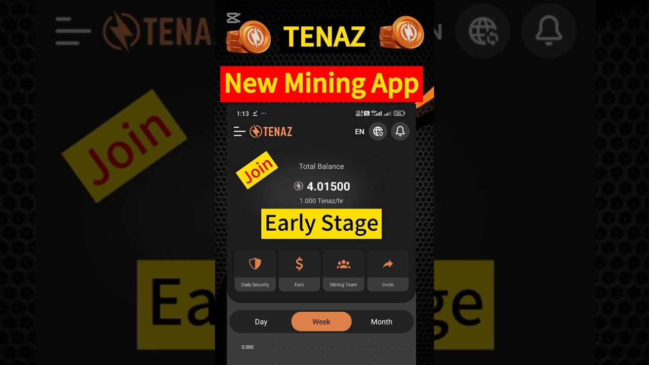 New Mining 🔥 | Tenaz Mining App Full Guide | Install, Sign Up, Daily Rewards & Whitepaper Explained