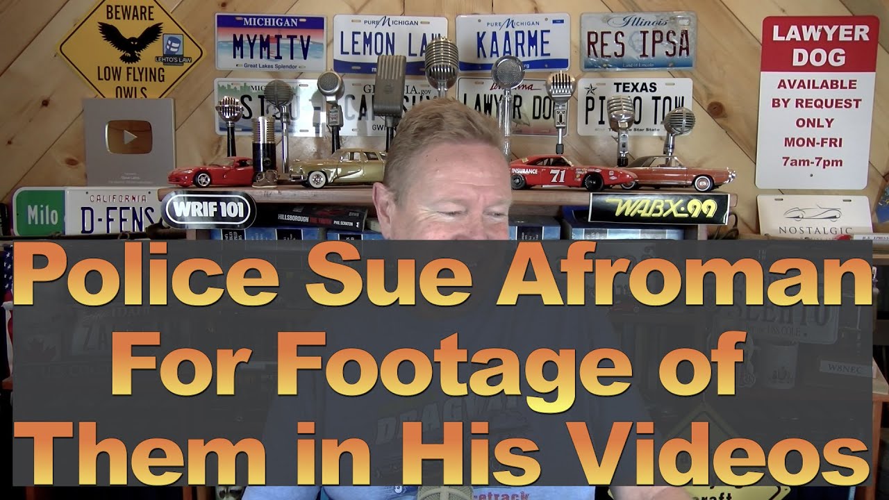 Police Sue Afroman for Footage of Them in His Videos