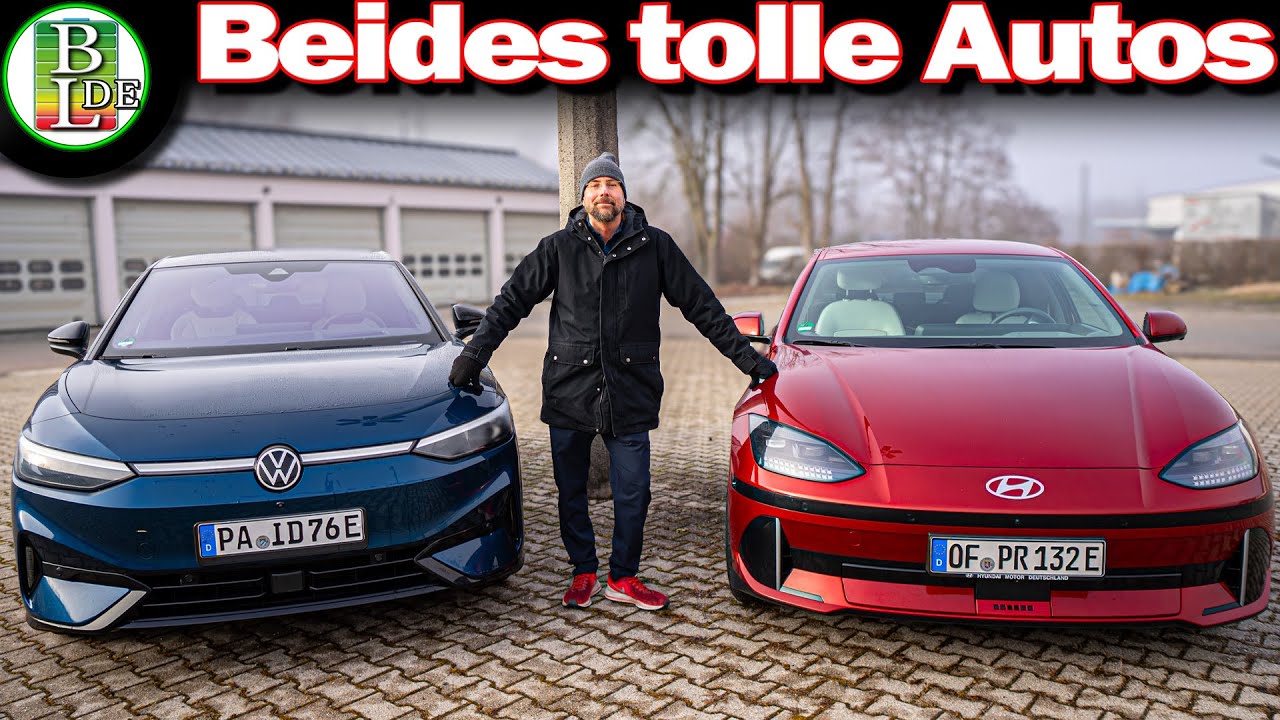 VW Id.7 und Ioniq 6 im Detail vergleichen