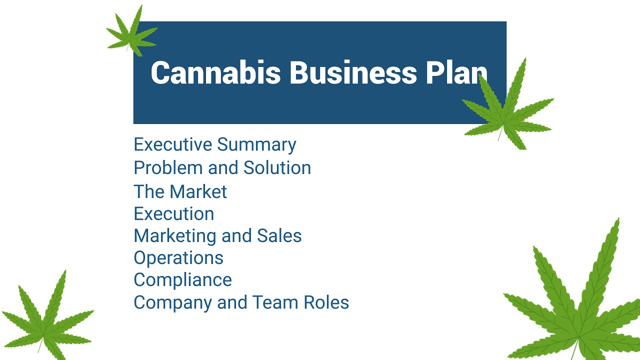 How To Create A Cannabis Business Plan