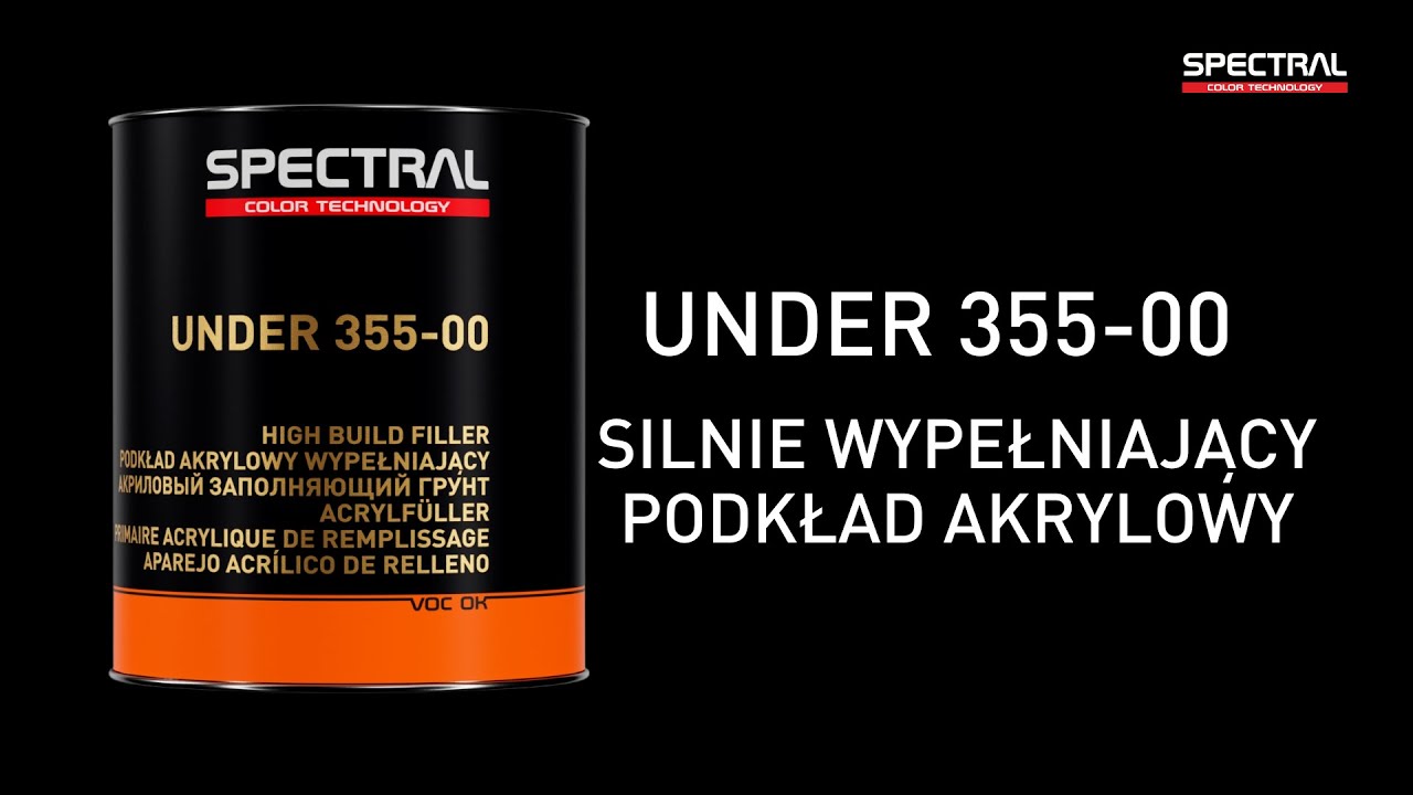 [PL] SPECTRAL UNDER 355-00 - silnie wypełniający podkład akrylowy
