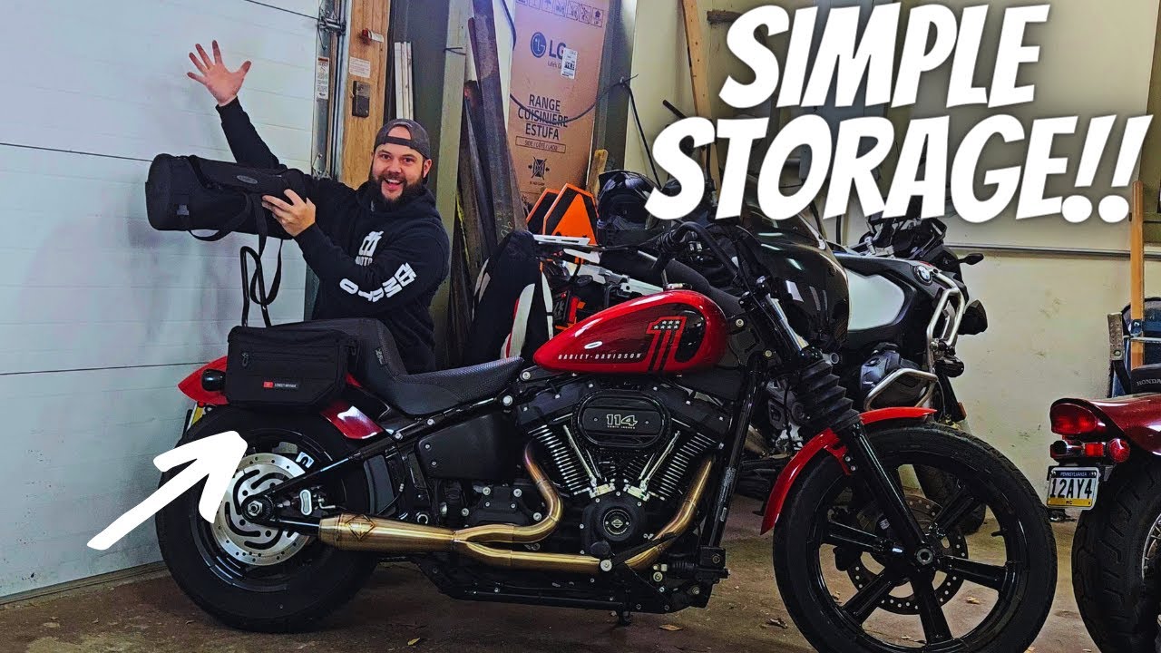SIMPLE UPGRADE for Your Harley Street Bob Storage - Viking Patriot Bags