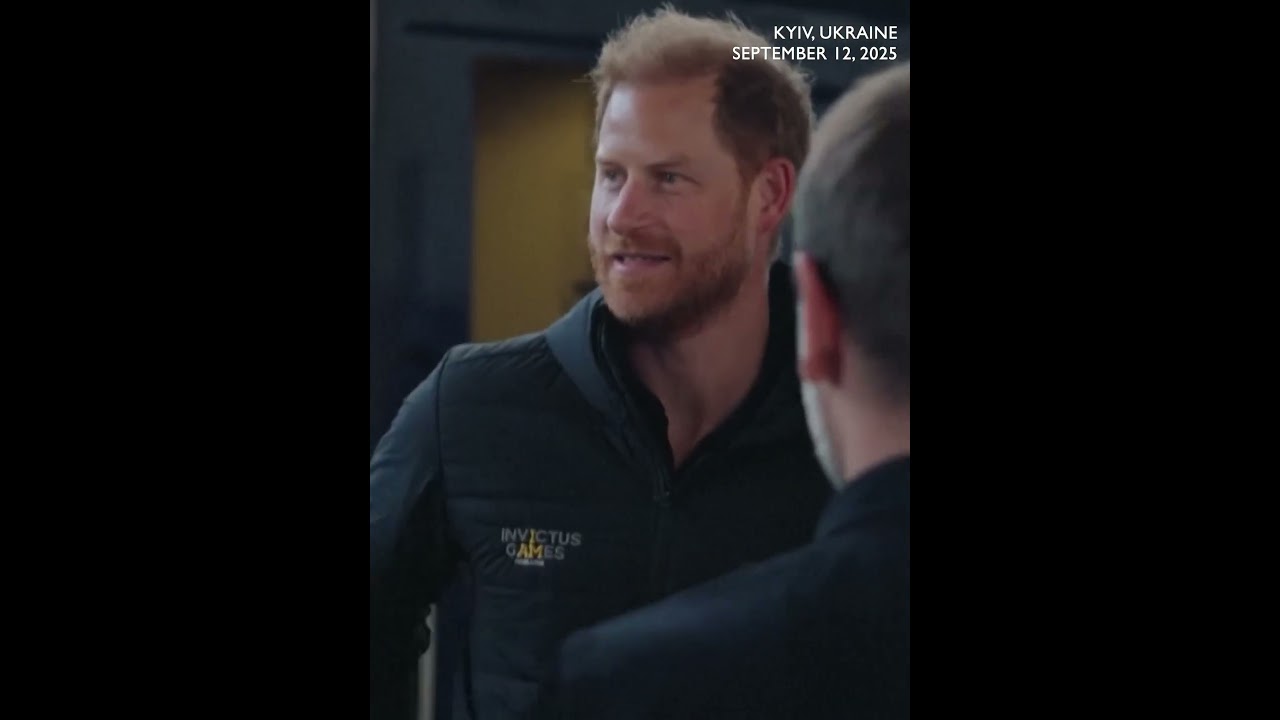 UK's Prince Harry visits Ukraine with rehabilitation charity