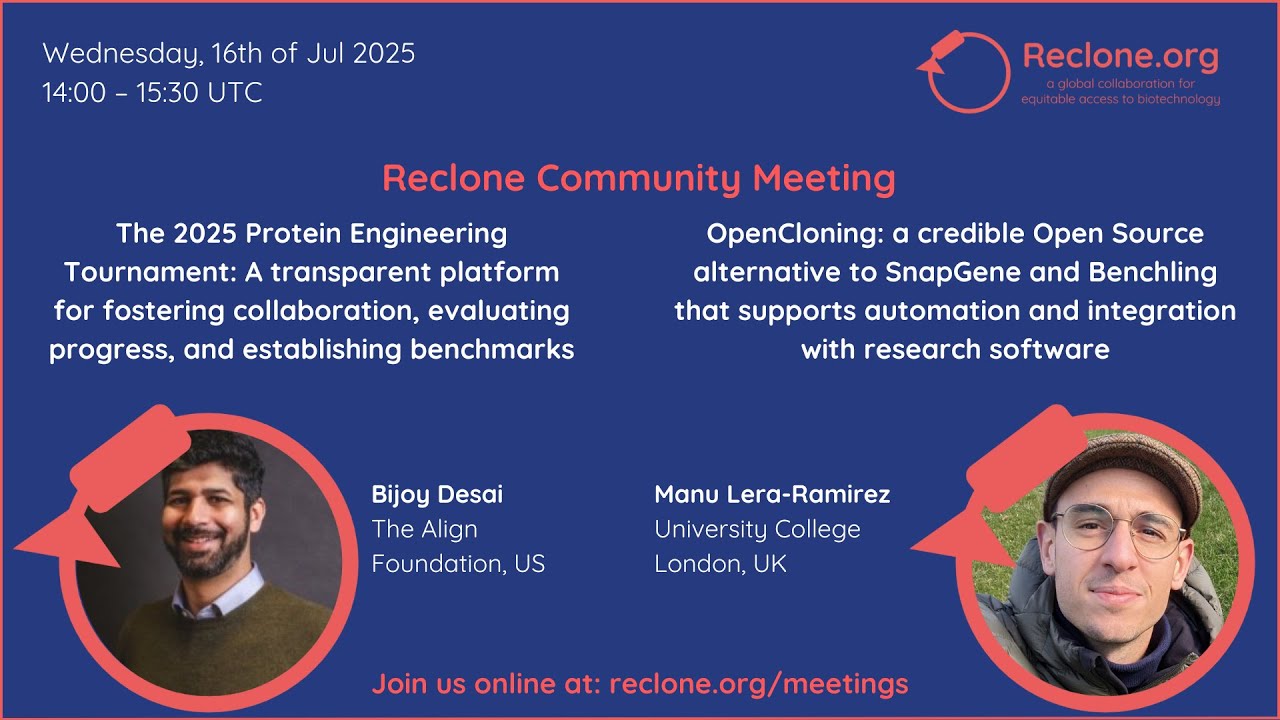 Open Tools for Global Science - Manu Lera Ramirez & Bijoy Desai