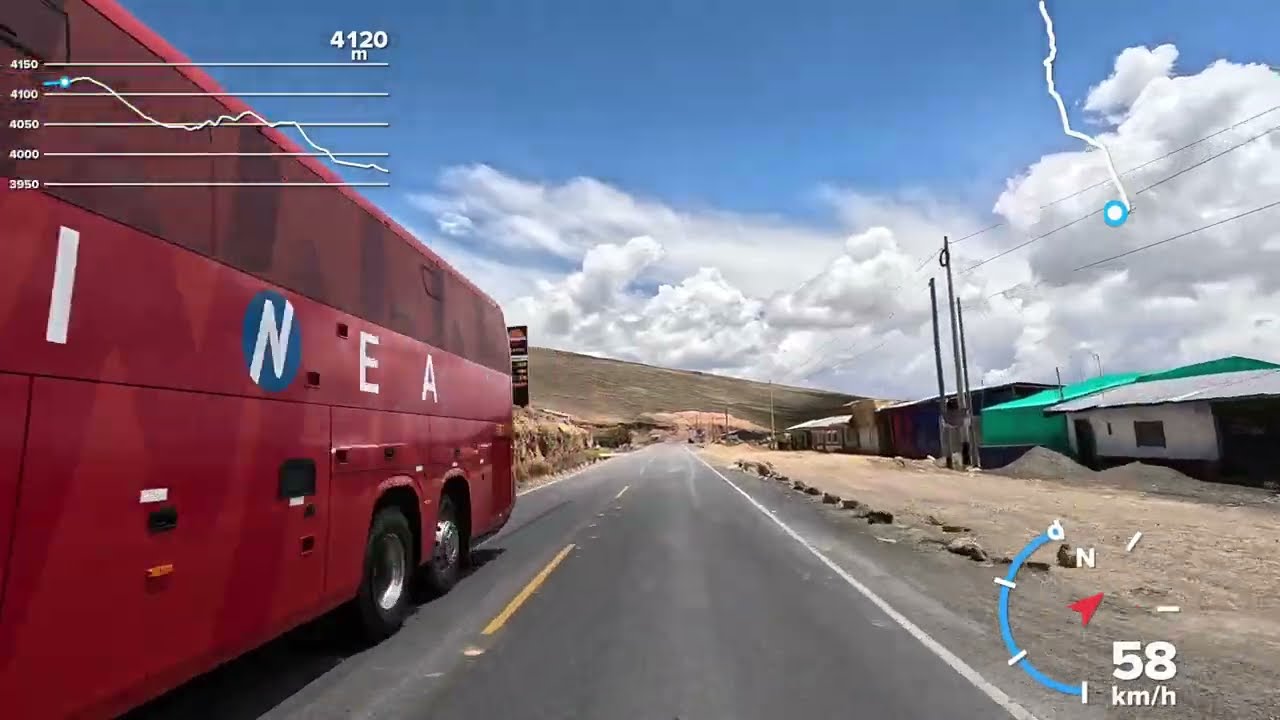 Road Trips - Roads of Perú - from Conococha (Ancash) Km 122 to  Huaraz (Ancash) Km 204 - GPS - 4K