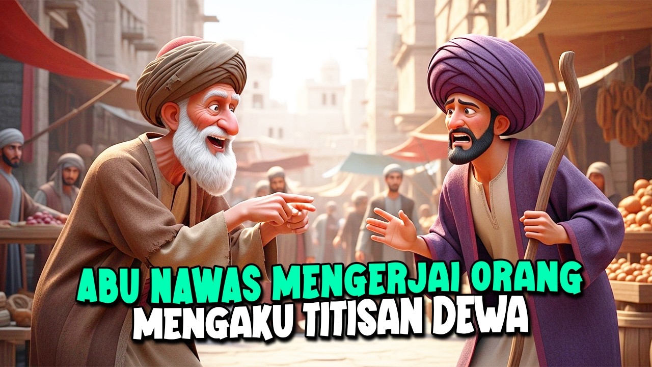 SEORANG MENGAKU TITISAN DEWA, ABU NAWAS TURUN TANGAN MENGERJAINYA  - CERITA JENAKA PENGANTAR TIDUR