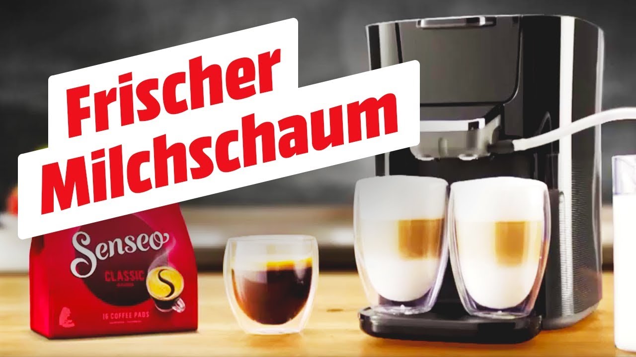 Die neue Senseo Kaffeemaschine mit Milchschaum-Funktion | MediaMarkt Tiefpreisspätschau