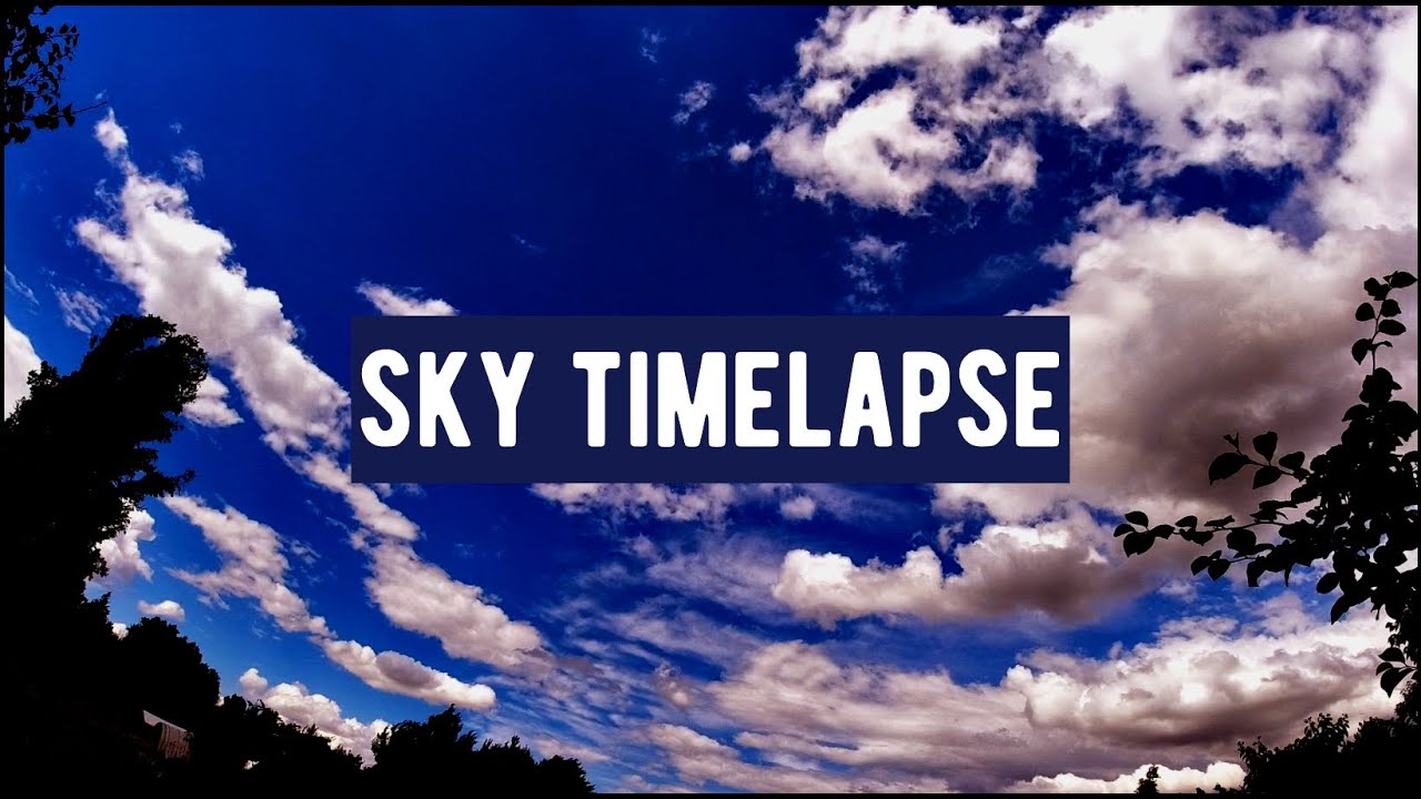 Sky timelapse. Ep.2 Relax Video.Contemplation. Music.