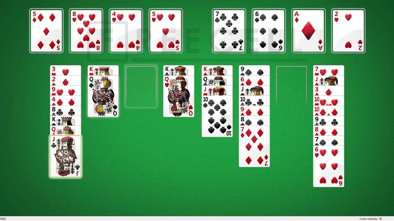 Solution to freecell game #25952 in HD