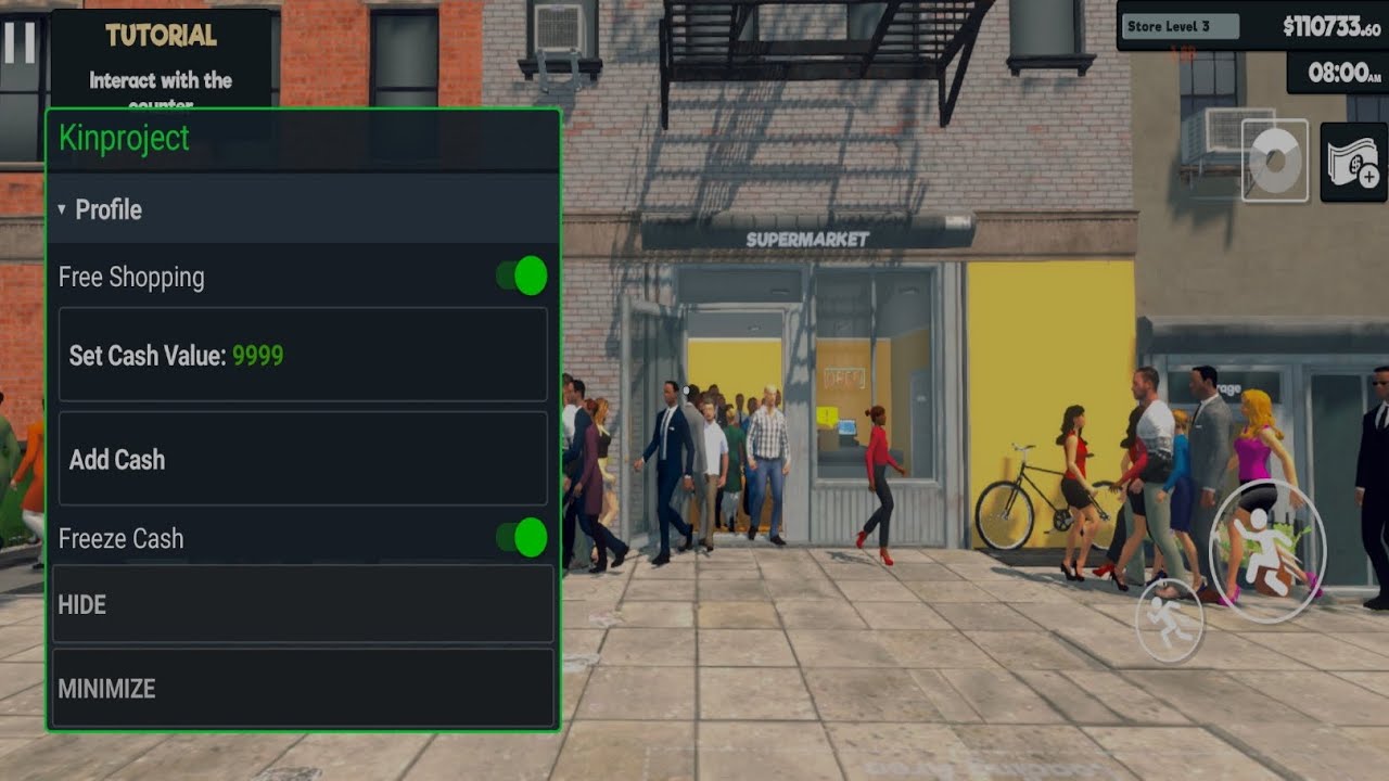 SuperMarket Simulator 1.2.0 mod menu Free Shopping Add Level | KATIE LOUISE JEE