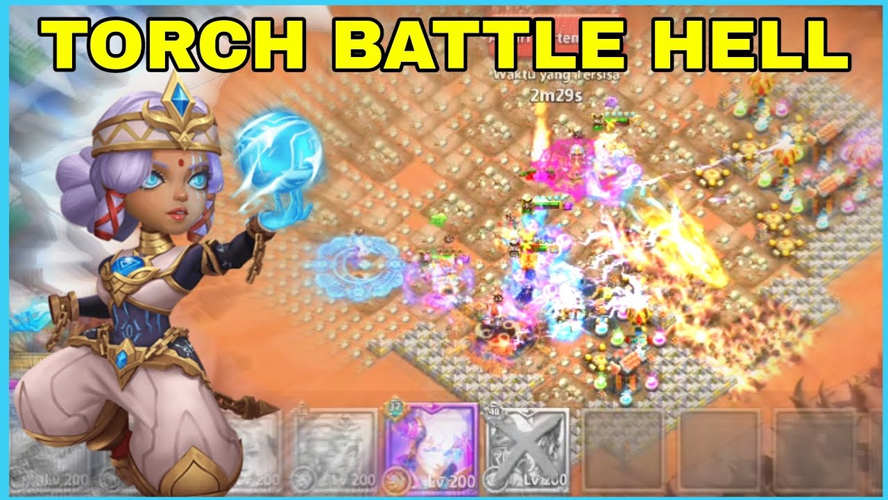 New Hero LUMINAH gameplay | Castle clash