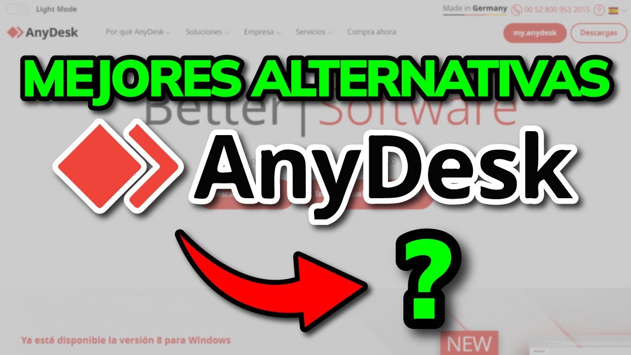 ⭐ 3 Mejores ALTERNATIVAS a ANYDESK (Escritorio Remoto) en 2026