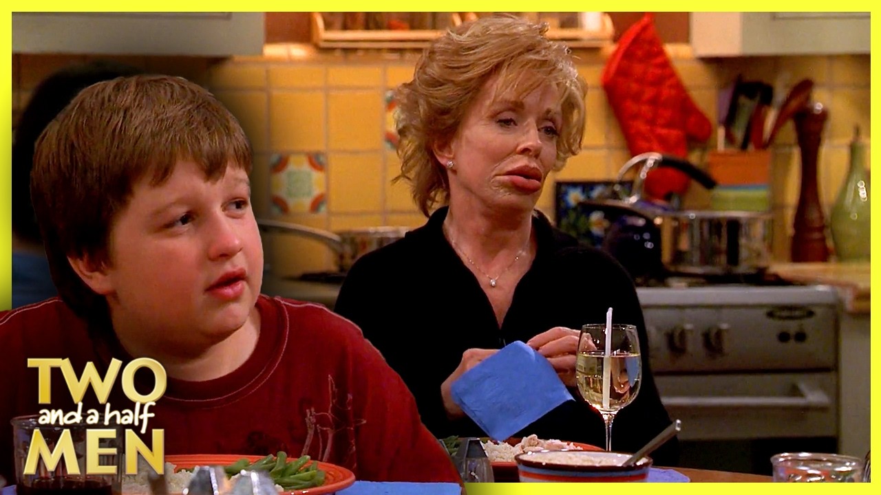 Family Dinner Has Never Gone Better | Two and a Half Men