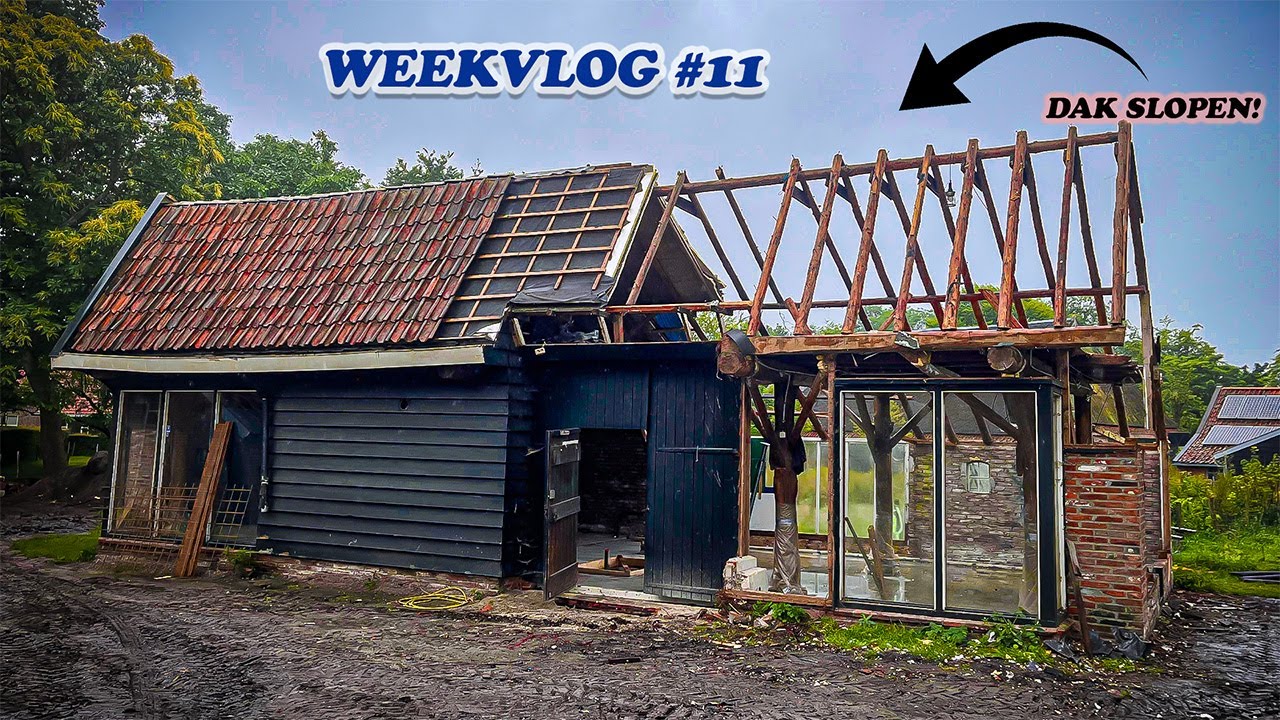 HET DAK SLOPEN! - BOUWBAKKERS WEEKVLOG #11