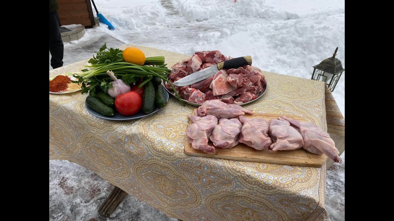 Перепёлка на мангале и Шашлык из баранины, от Любителя Жареного в Москве!!!