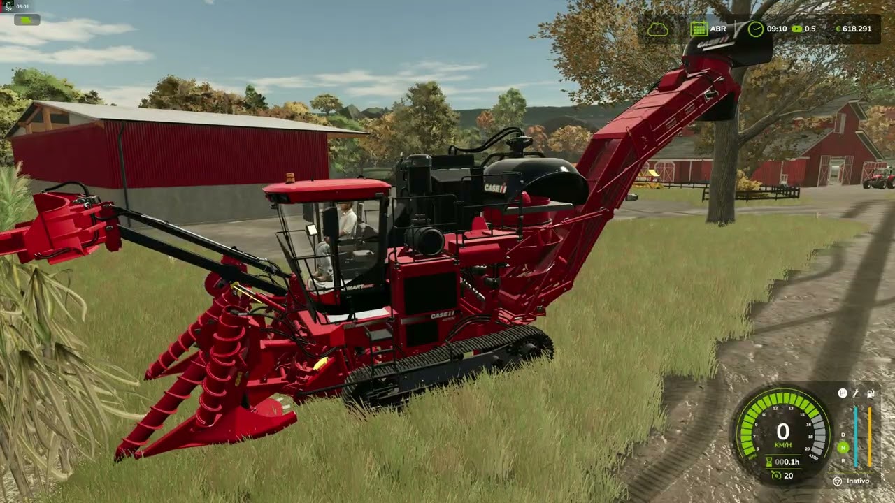 colhendo cana parte 2  map FARMING 25 vida de fazendeiro MAPA PIRAMBEIRAS