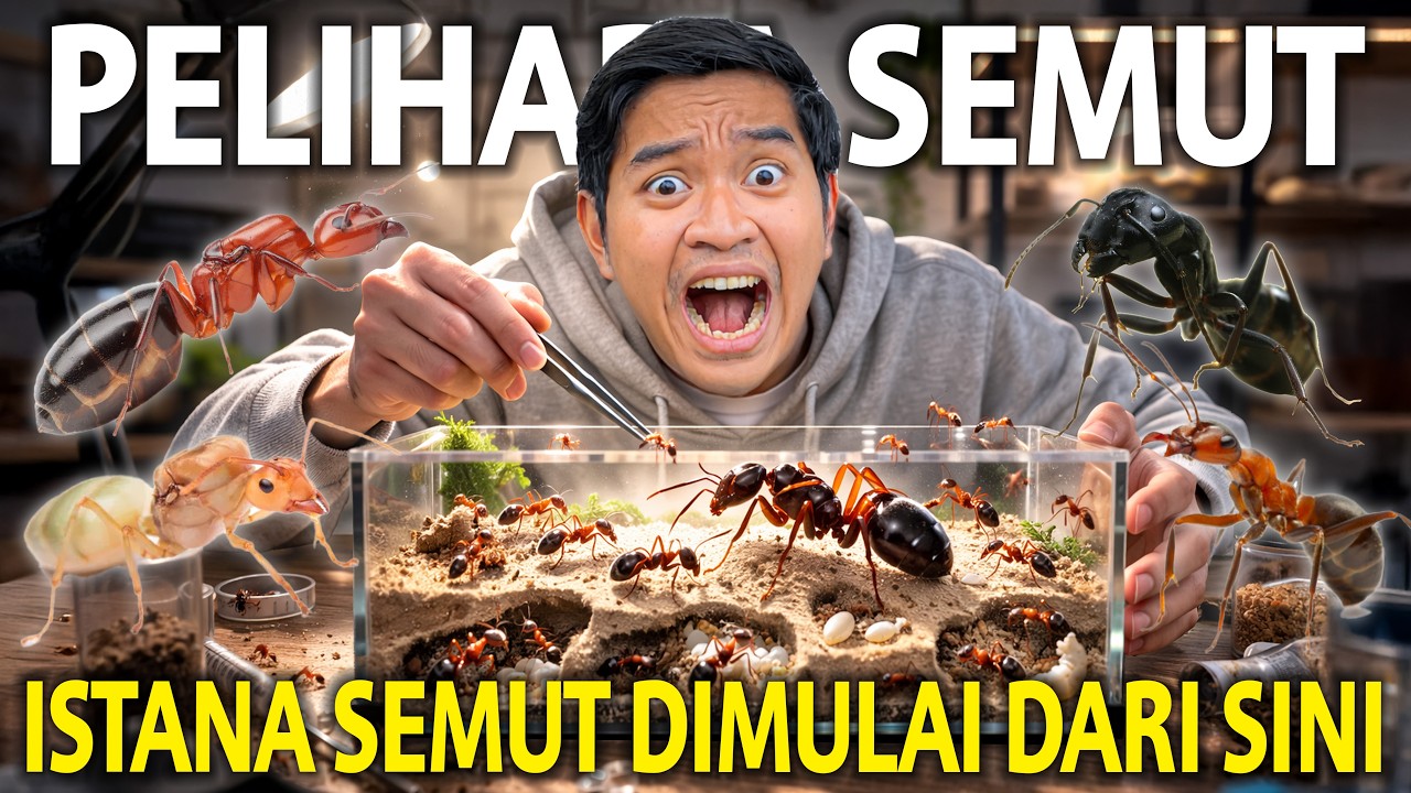 SEMUT DIJADIIN HEWAN PELIHARAAN?! AWALNYA PUNYA 1 SEMUT SEKARANG JADI KOLONI KAYA GINI!