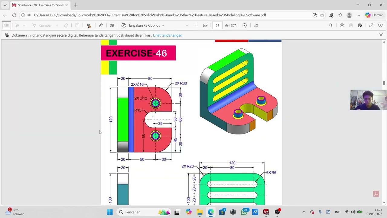 Solidworks Exercise 46