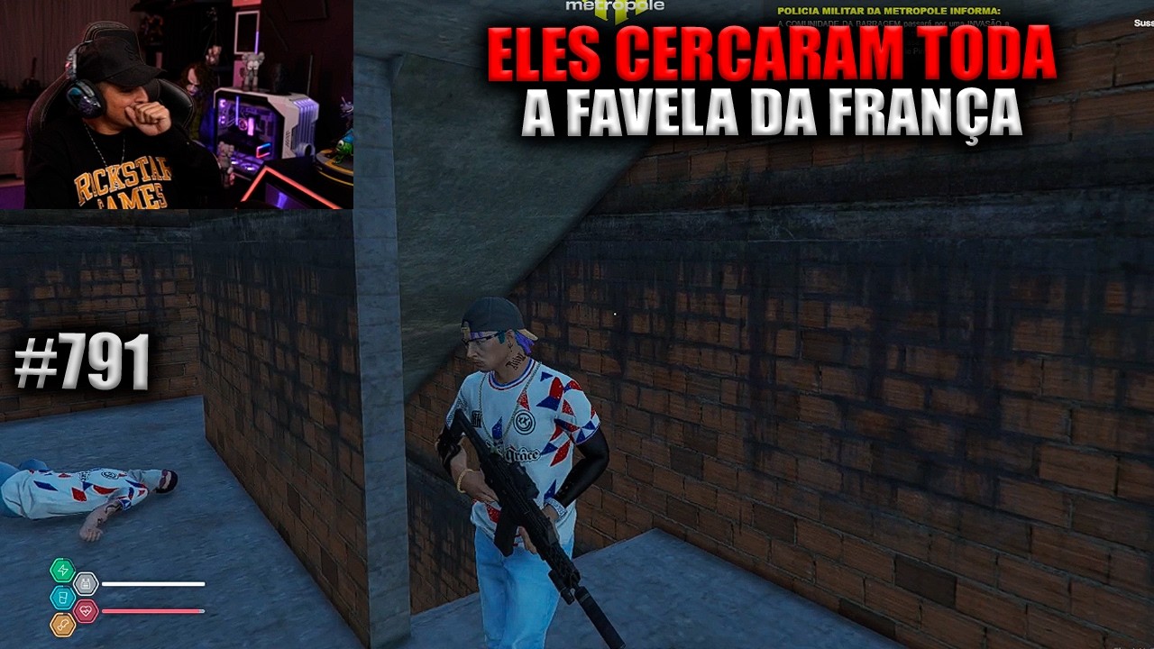 ELES CERCARAM TODA A FAVELA DA FRANÇA! EP 791