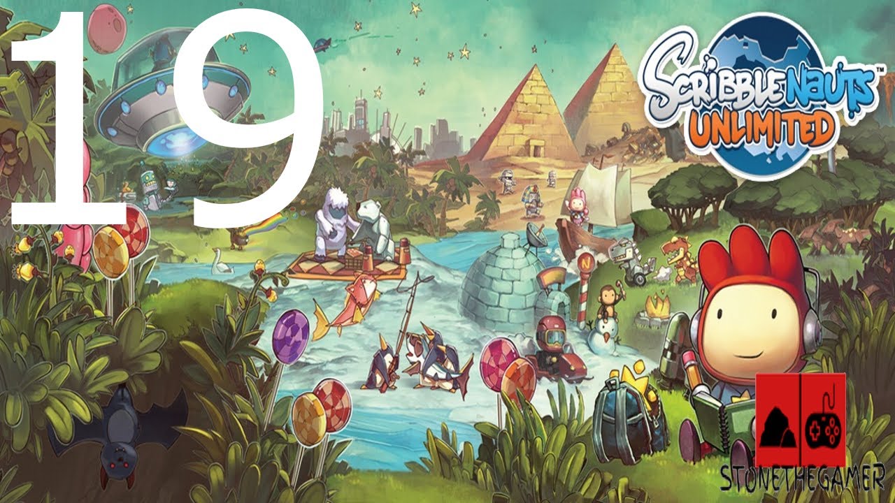 Let's Play Scribblenauts Unlimited #19 - Bullet Point Bayou