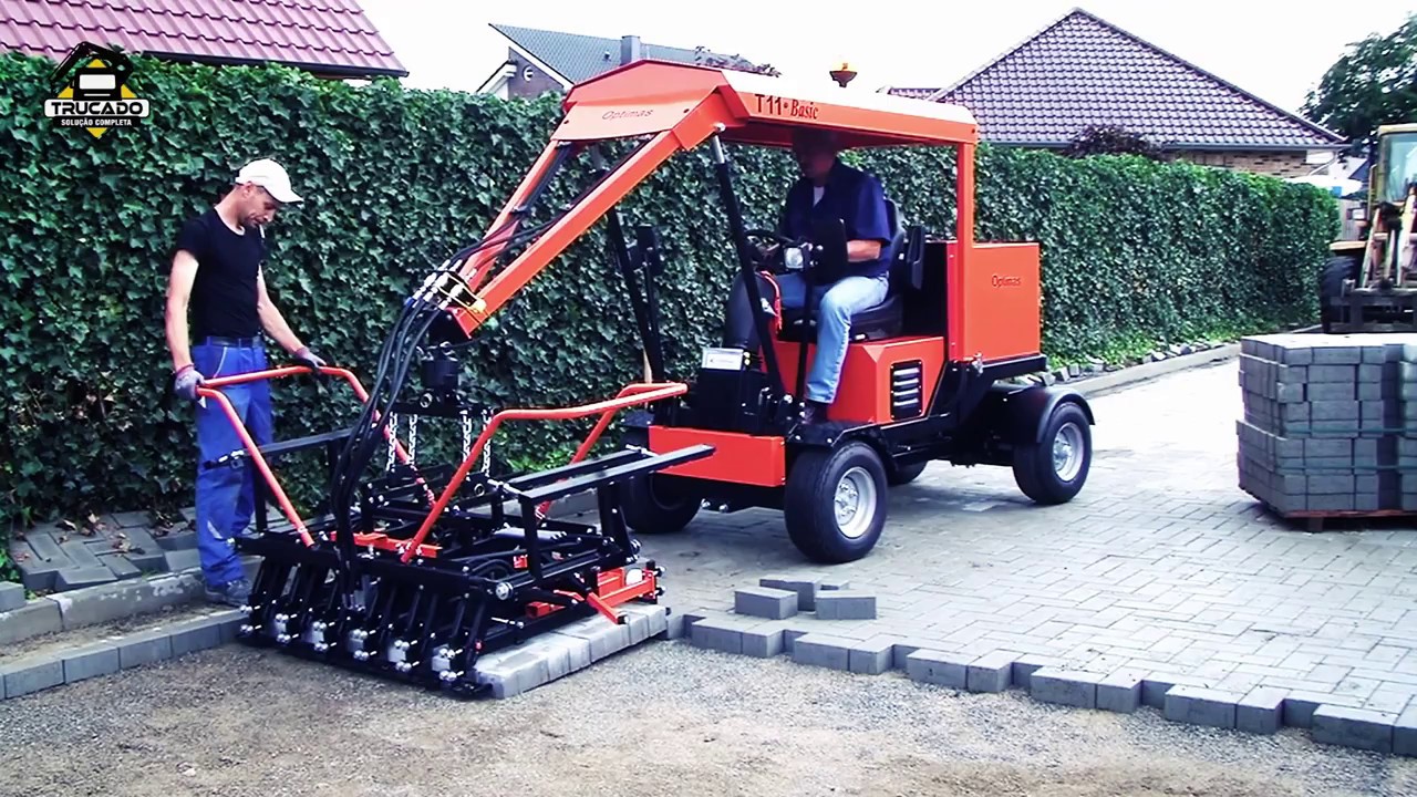 OPTIMAS T11 – MÁQUINA PAVIMENTADORA PARA PAVER