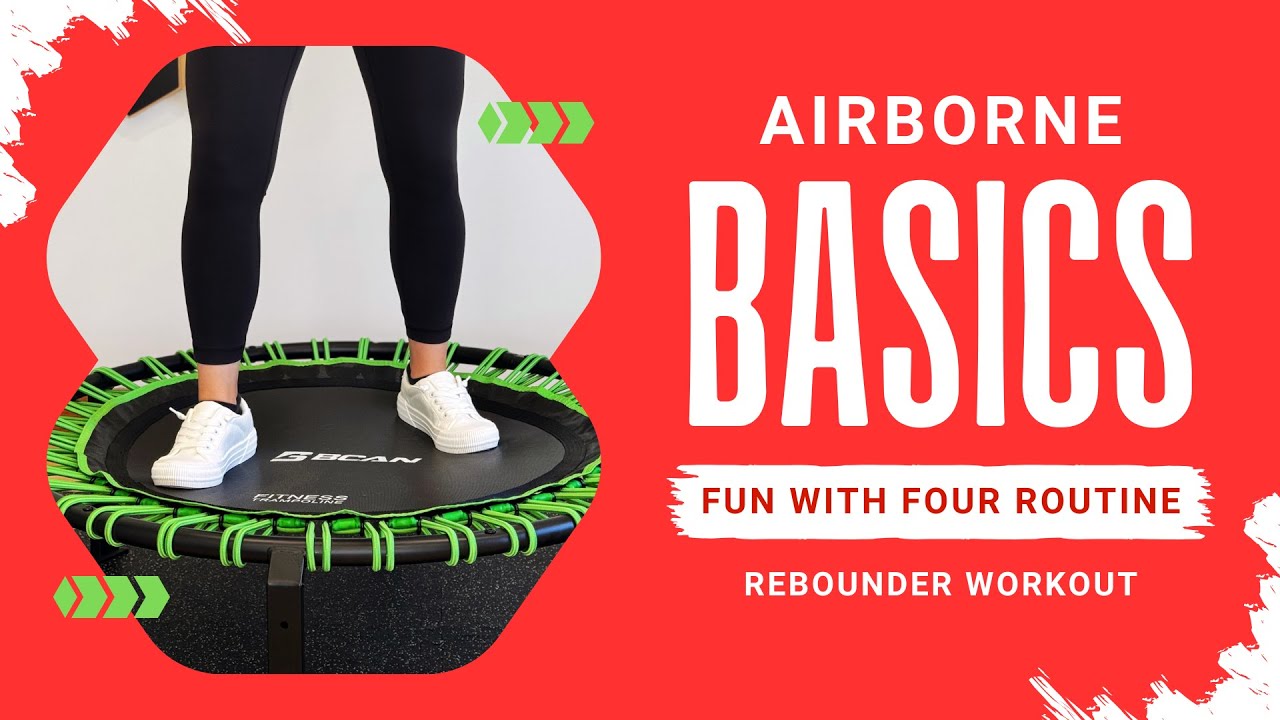 Beginner Rebounder Workout | Getting Airborne On Your Mini Trampoline 120 BPM