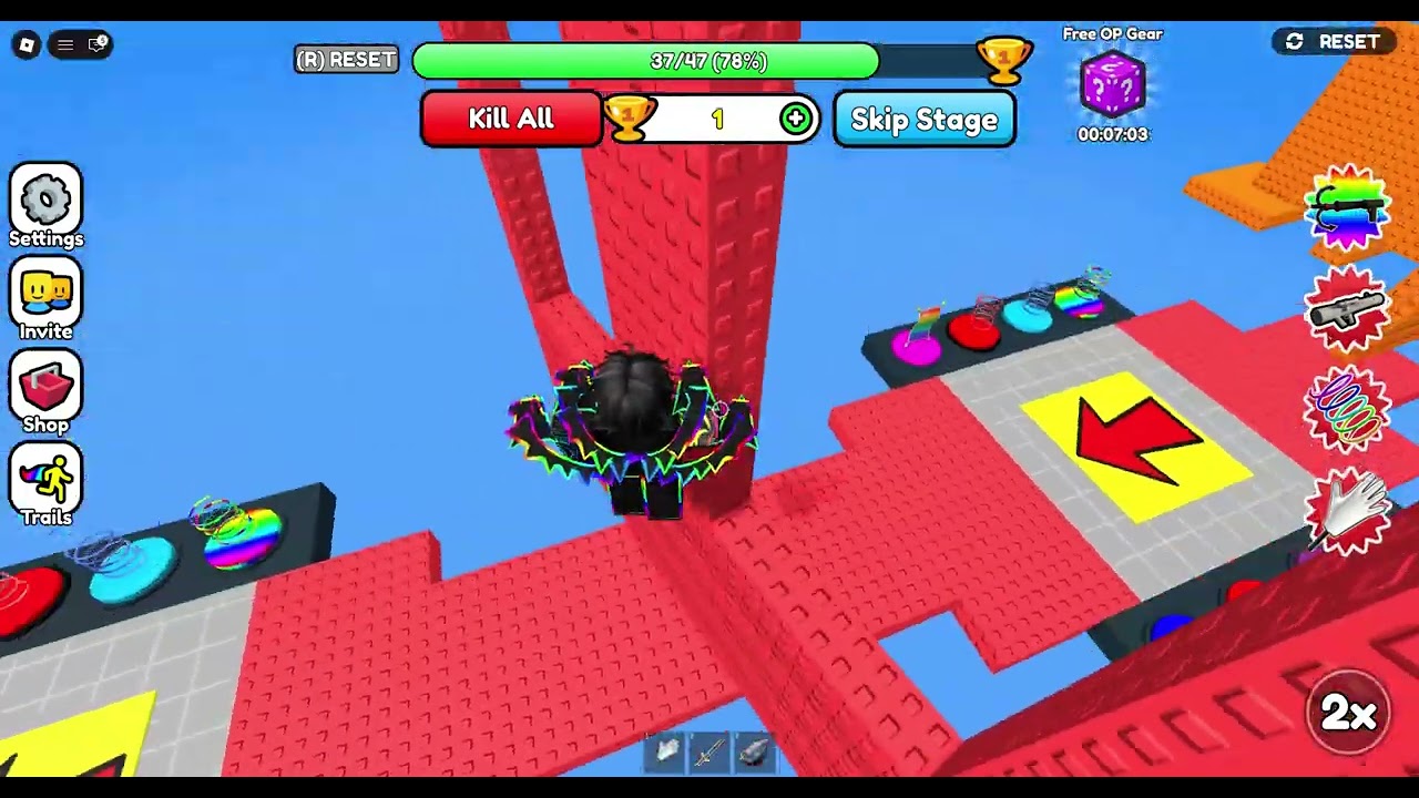 Wall hop obby