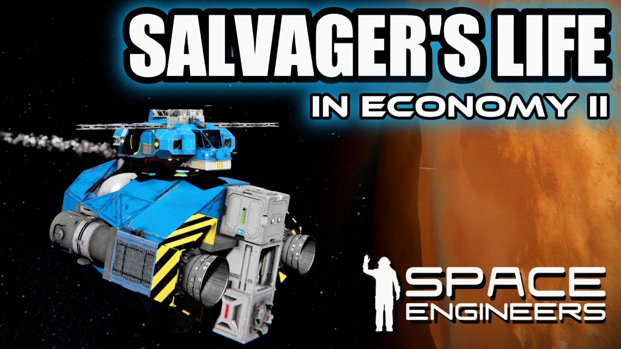 ИЗУЧЕНИЕ КОНТРАКТОВ НА СПАСАТЕЛЬНЫЕ РАБОТЫ в обновлении Space Engineers Economy 2 [E03]