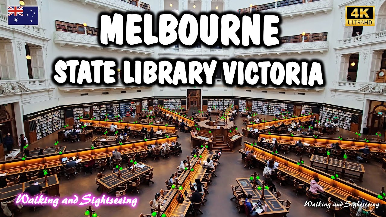 State Library Victoria | Exploring Melbourne City | 4K Tour 2025 | World of the Book Exhibition 2025