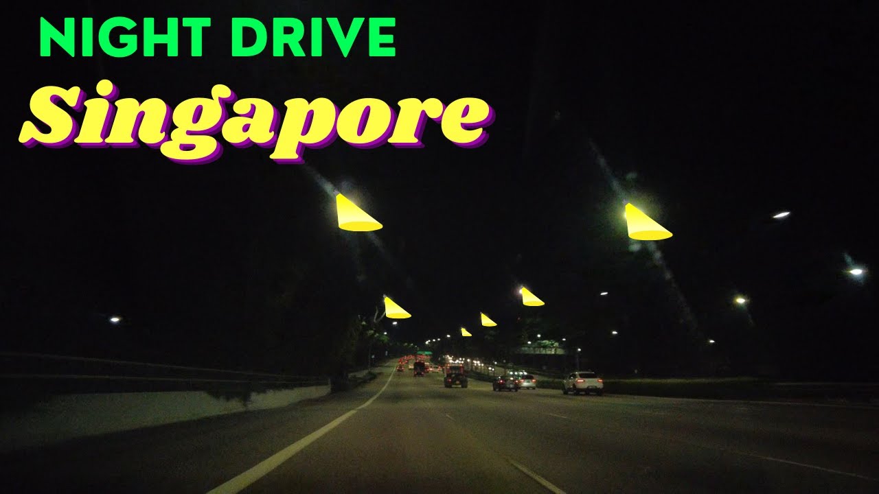 Night Drive - Singapore 4K