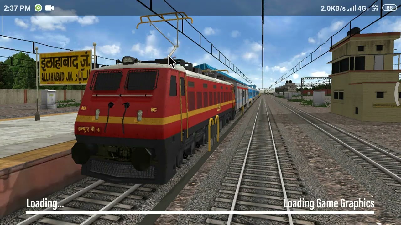 I play a train games