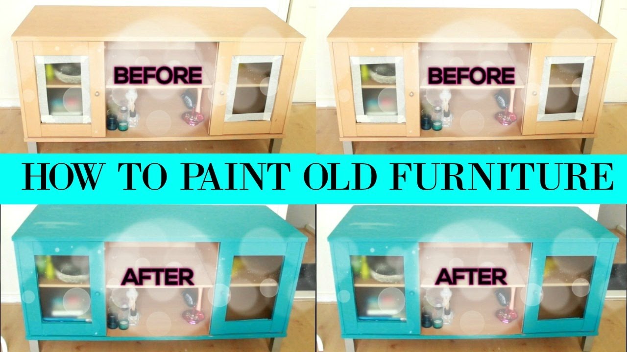 🎨 How To Paint Old Furniture with Furniture Paint | DIY ROOM DECOR